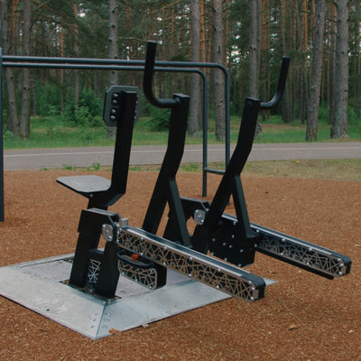 Outdoor seated row machine - Element Fitness Seated Row OG