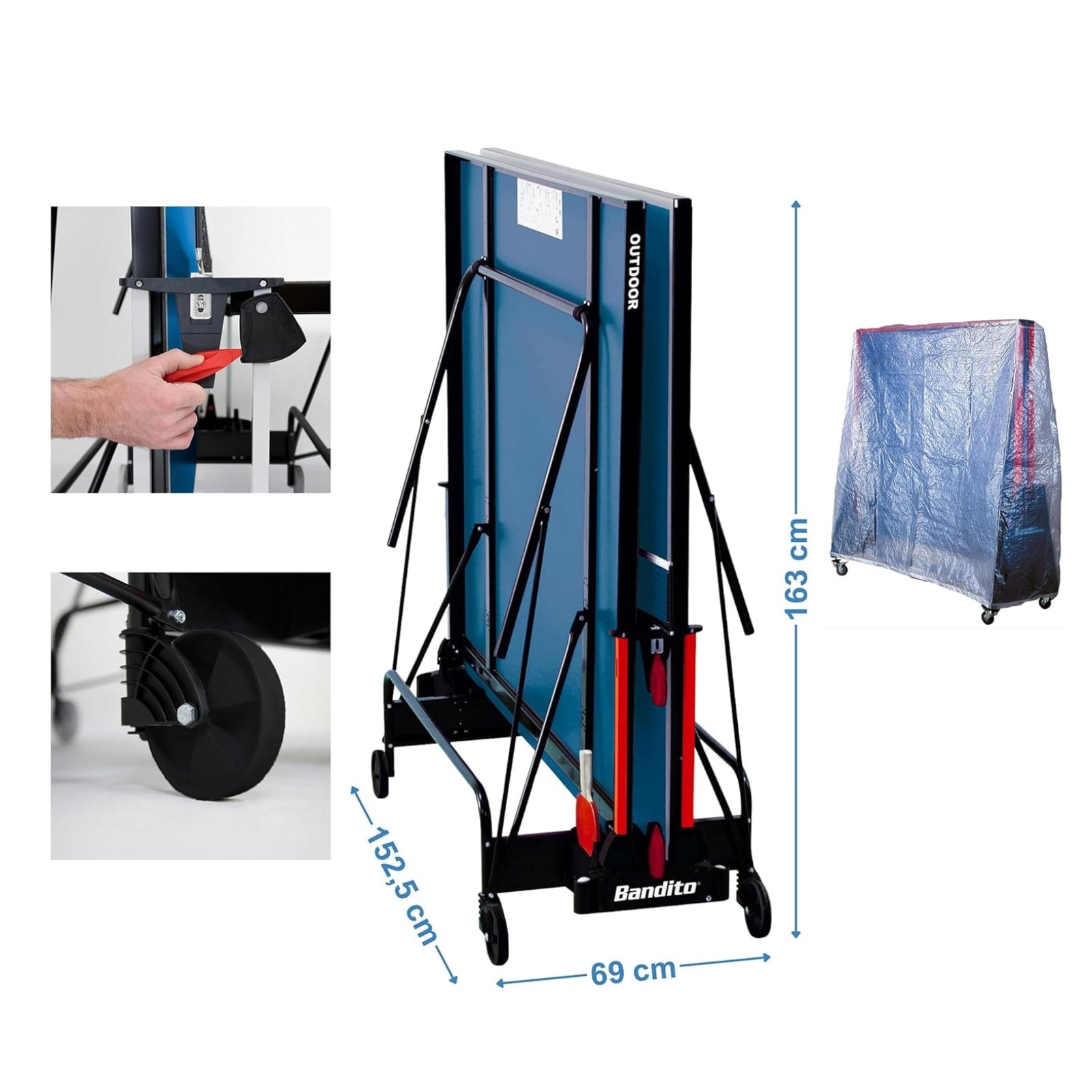 Pingpong tafel - Winsport Outdoor - 274 x 152,5 x 76 cm