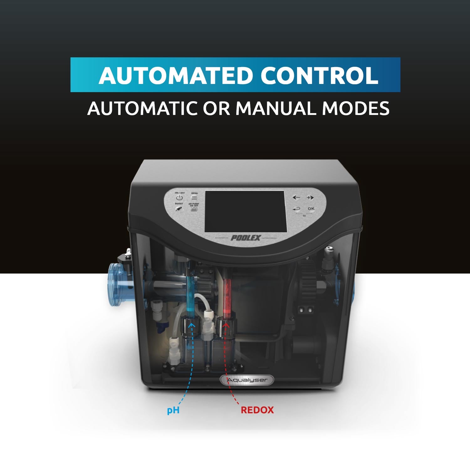 Poolex Aqualyser Total - Waterkwaliteit-onderhoudsysteem voor zwembaden - Zoutelektrolyse + pH