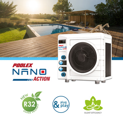 Poolex Nano Action (3kW) - Warmtepomp voor (zwem)baden tot 10 tot 21 m3