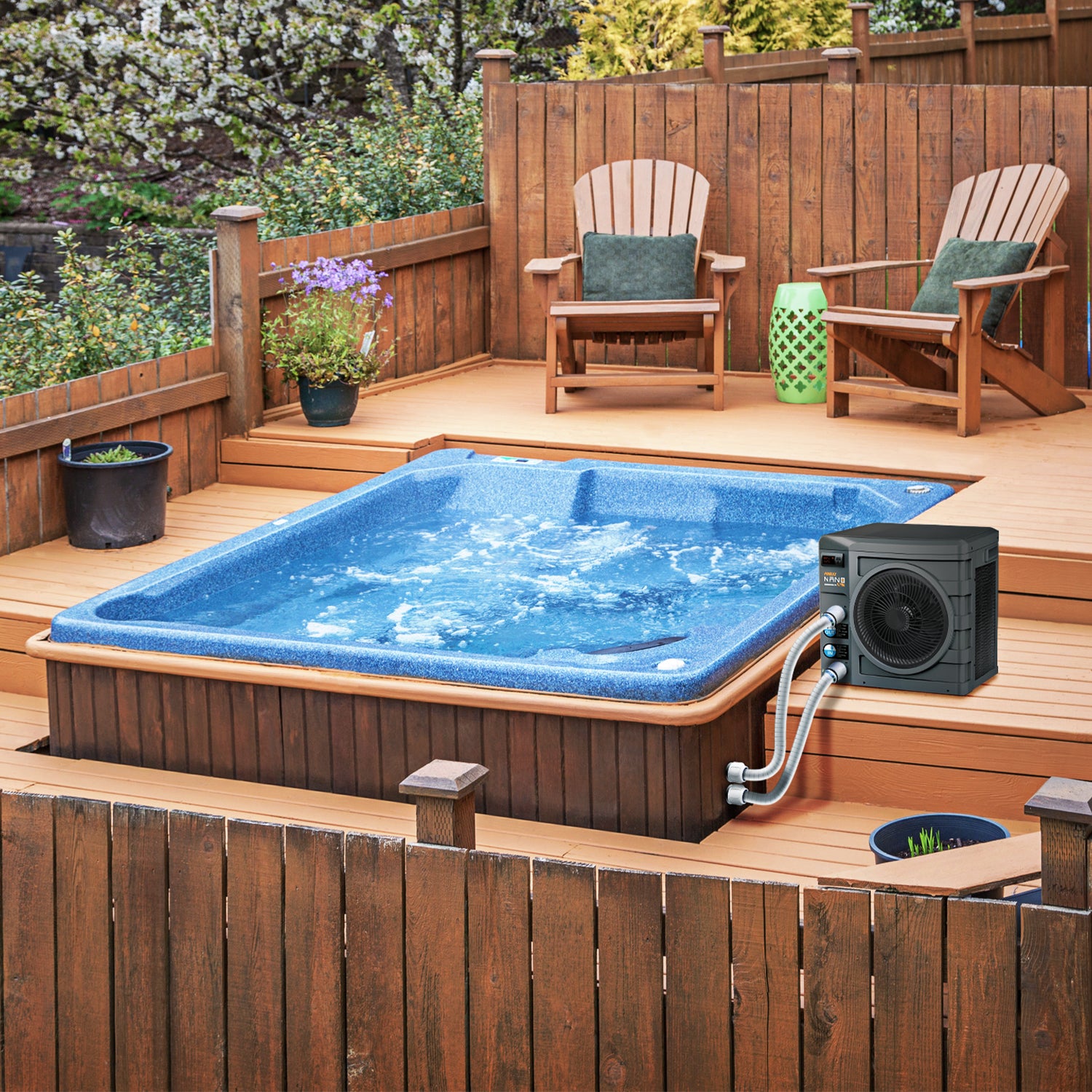 Poolex Nano Turbo (3kW) - Pompe à chaleur pour piscines (de natation) jusqu'à 21 m3