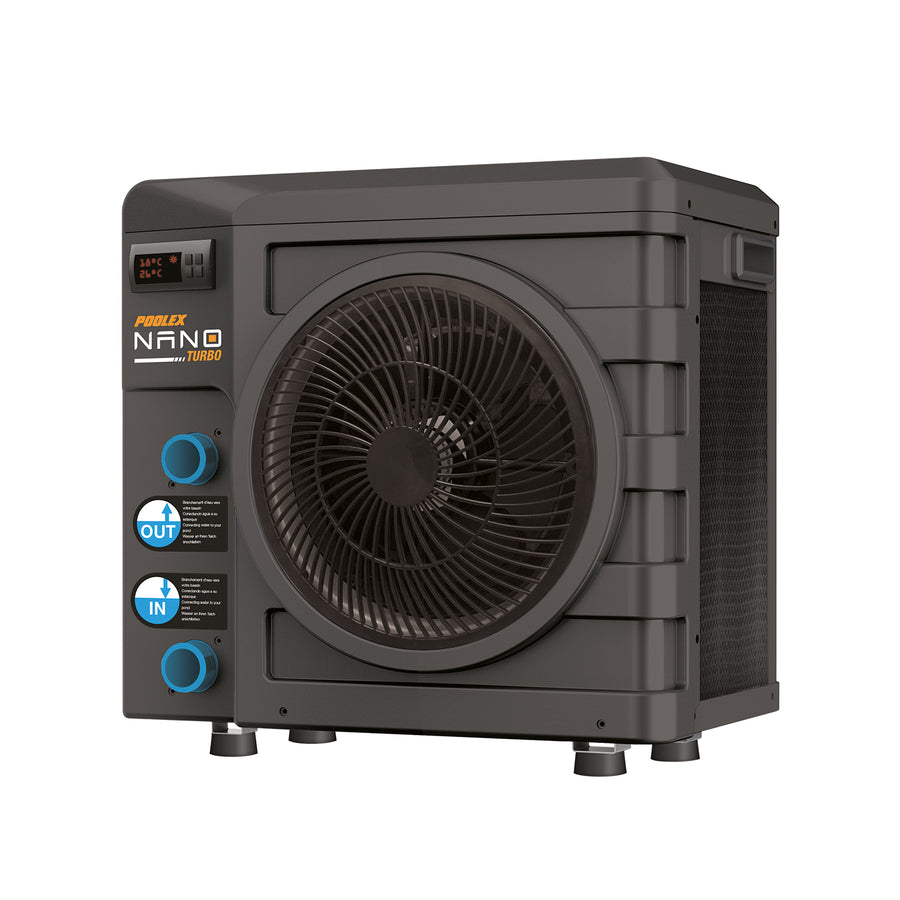Poolex Nano Turbo (3kW) - Pompe à chaleur pour piscines (de natation) jusqu'à 21 m3