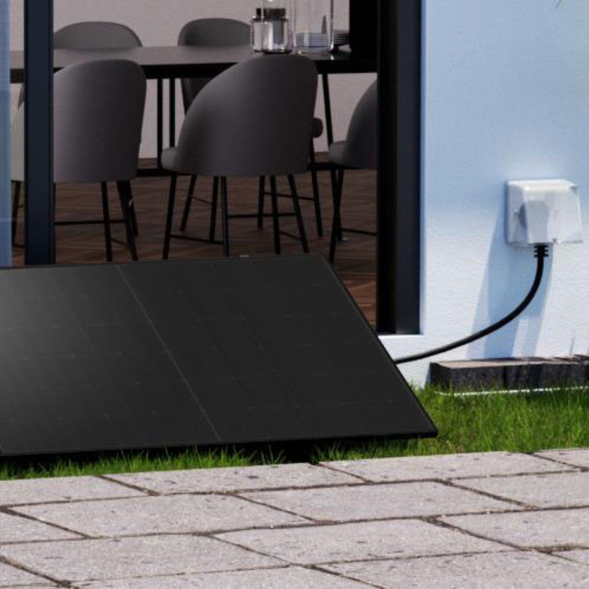 Poolex Plug & Play - Voorgeïnstalleerde zonnepaneel kit voor zwembadinstallaties en overige (buiten)doeleinden