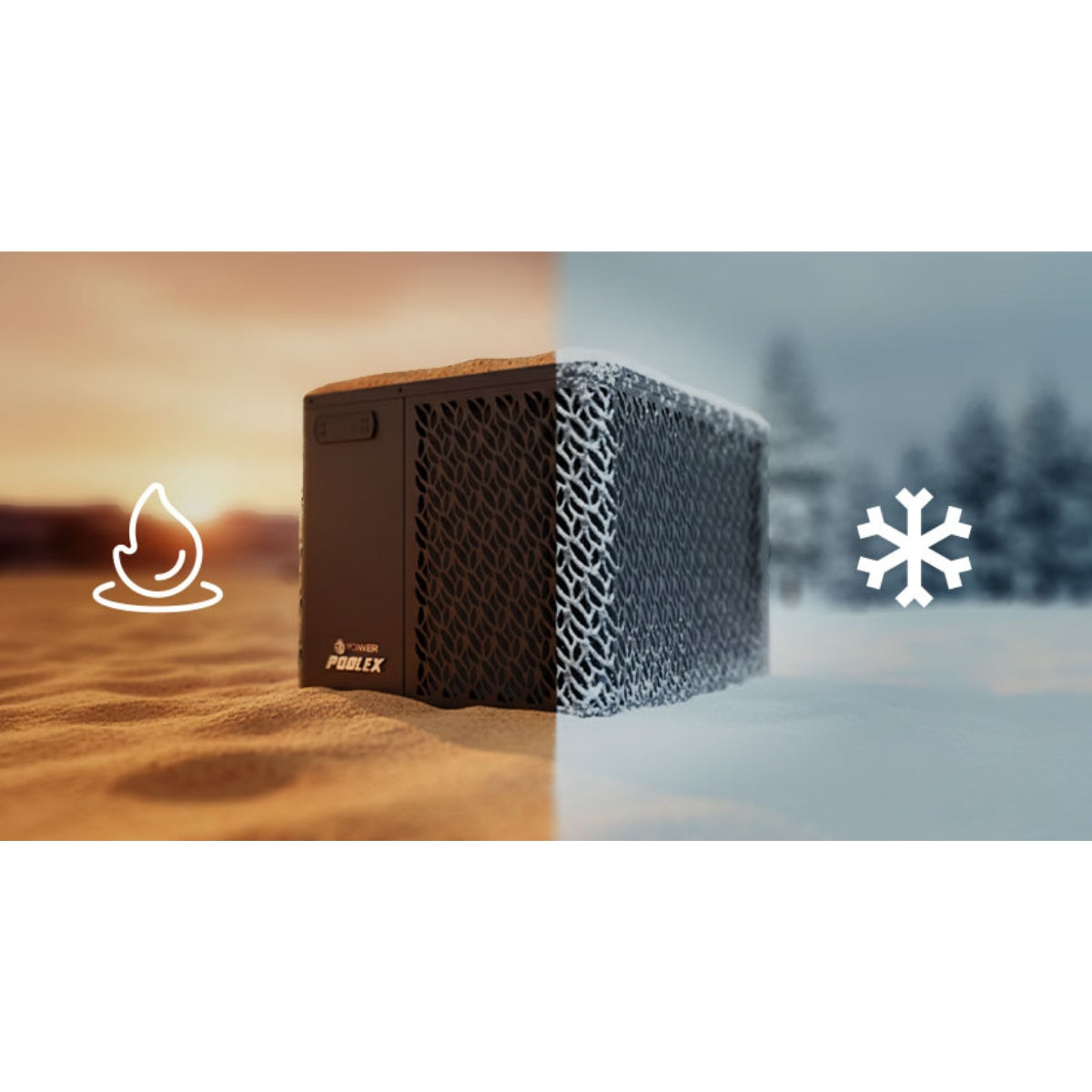 Poolex Spawer O'Spa Flow (5 kW) met geïntegreerde circulatiepomp - warmtepomp voor spa's