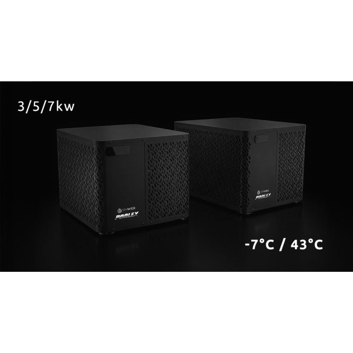 Poolex Spawer O'Spa Flow (7 kW) met geïntegreerde circulatiepomp - warmtepomp voor spa's
