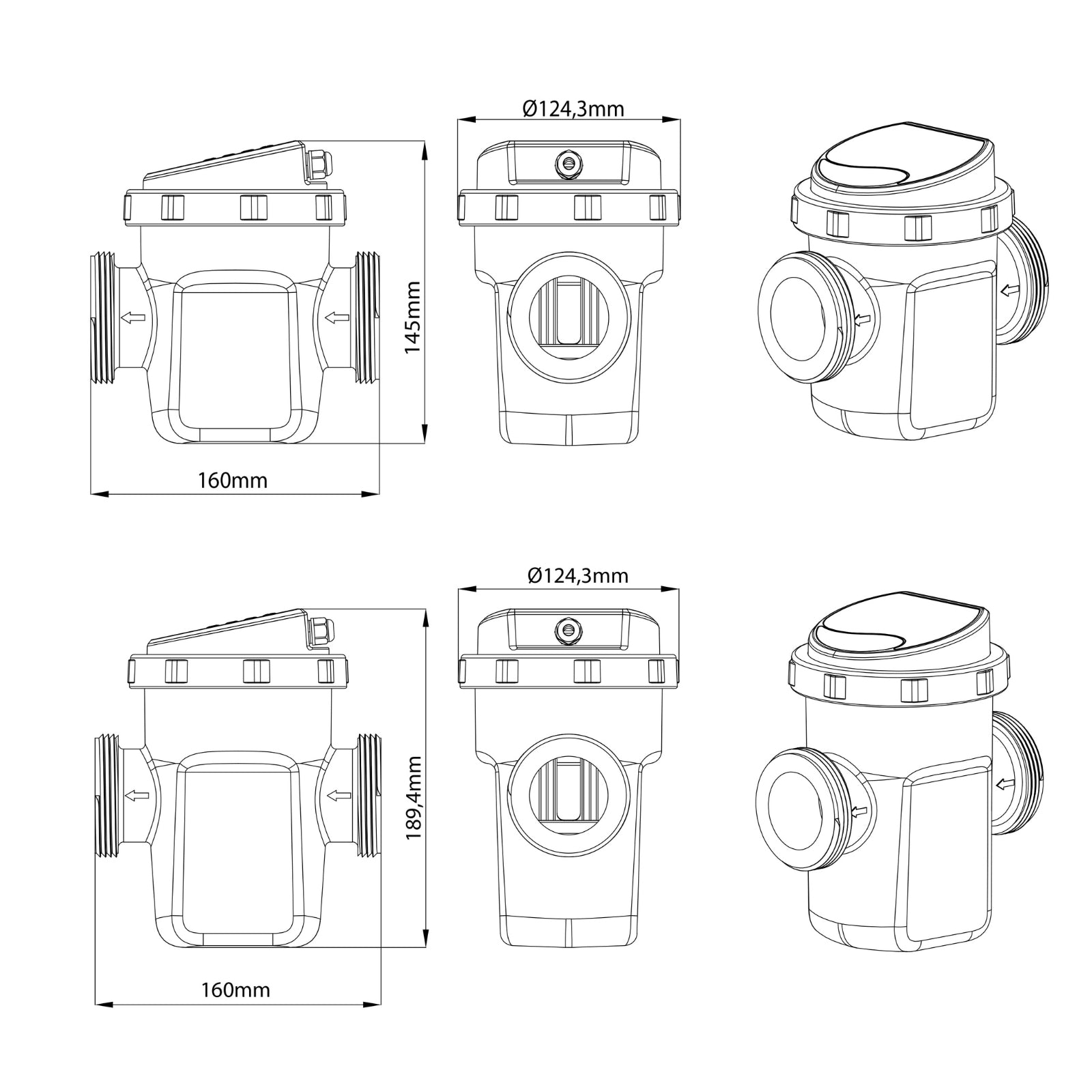 Électrolyseur au sel Poolex Turbo - Électrolyseur au sel pour piscines