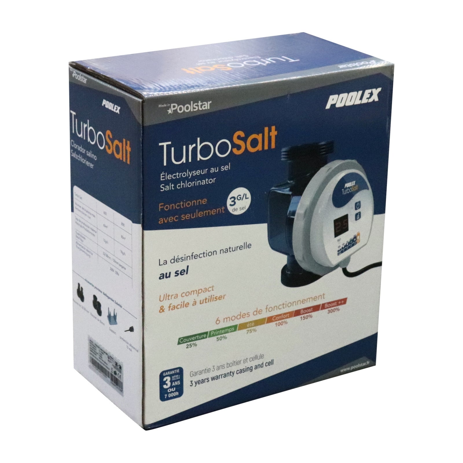 Électrolyseur au sel Poolex Turbo - Électrolyseur au sel pour piscines