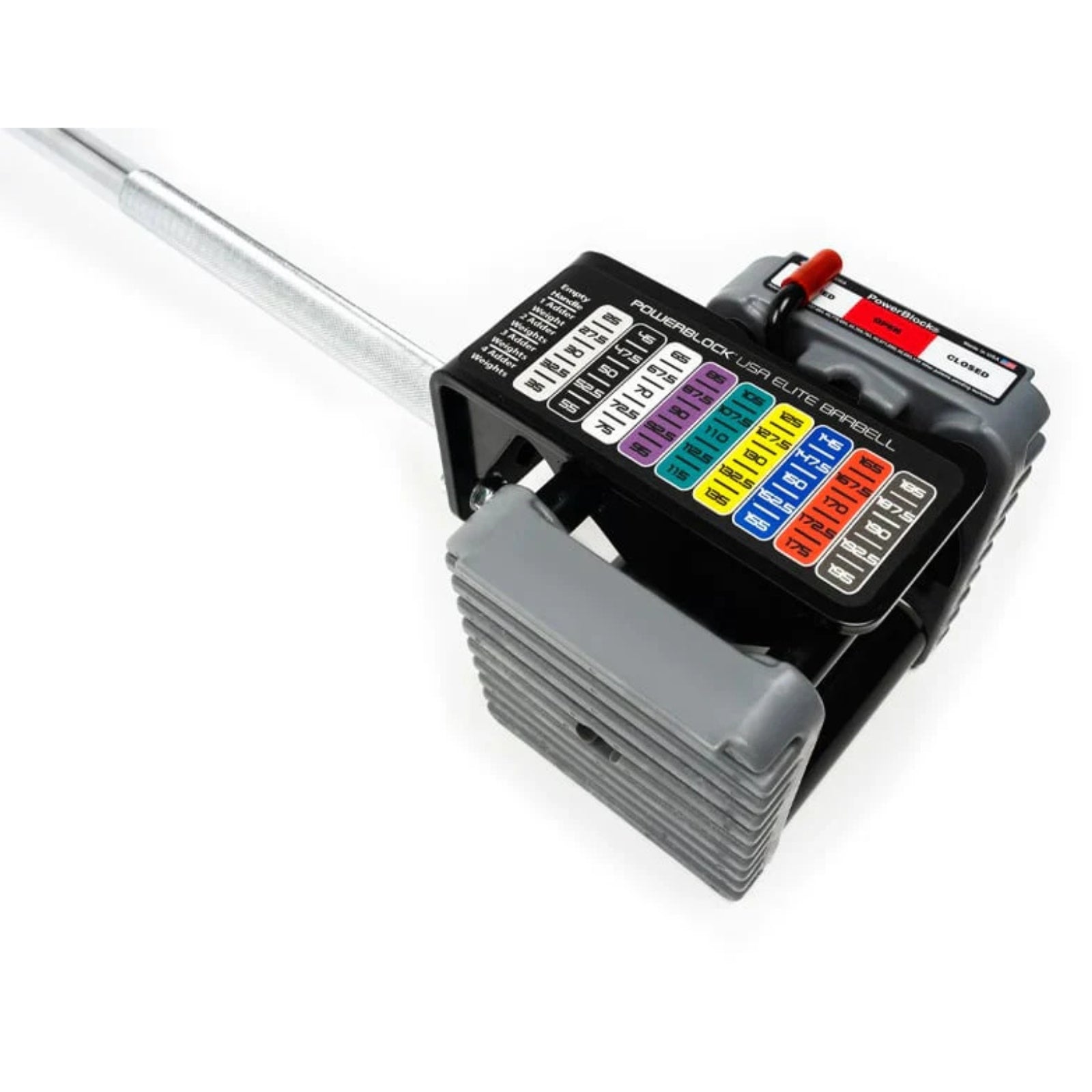 Powerblock PBELSB Straight Bar Barbell voor Powerblock Elite Dumbbells