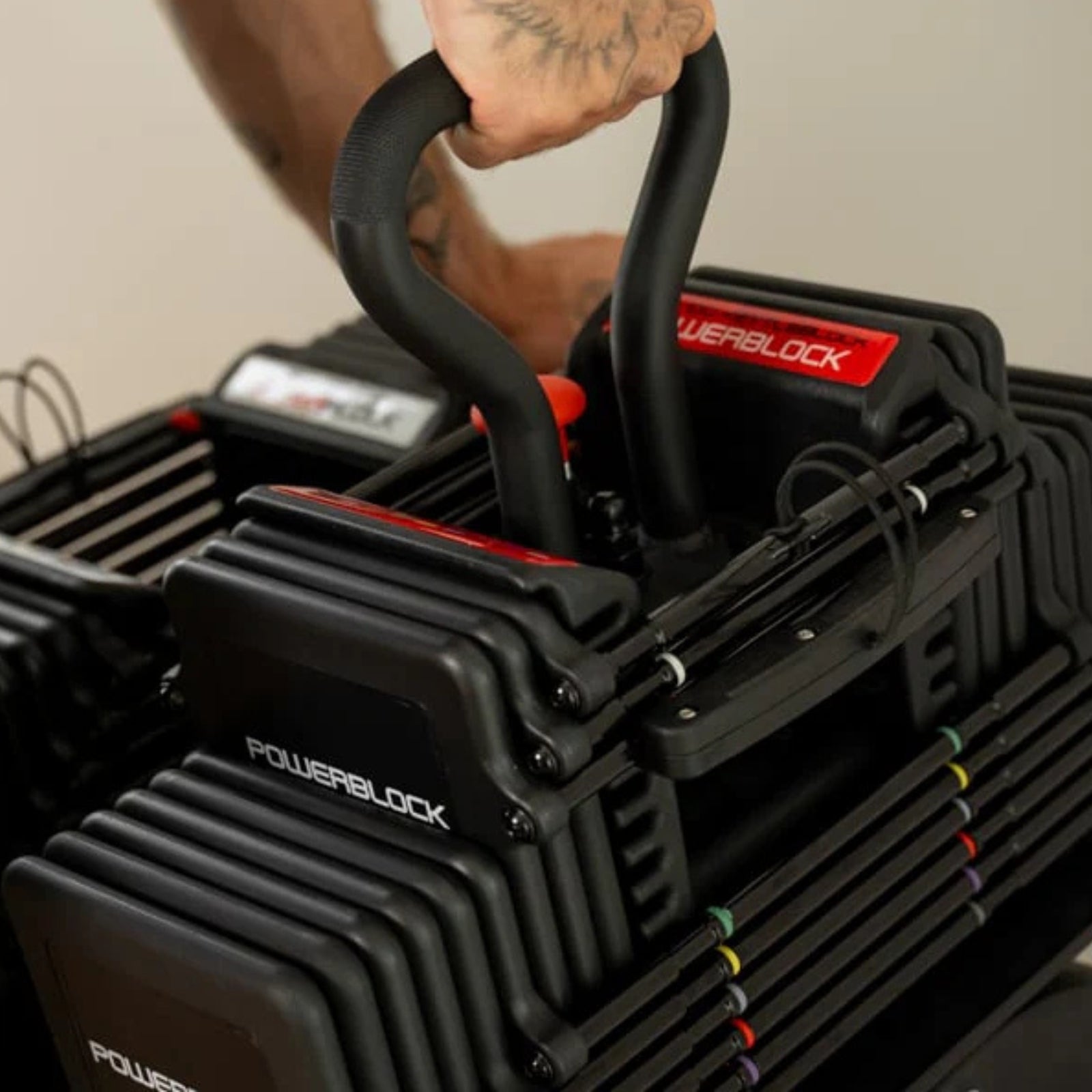 Poignée de kettlebell PowerBlock Pro 100 Series pour haltères Pro 100 EXP et Commercial Pro 100 EXP