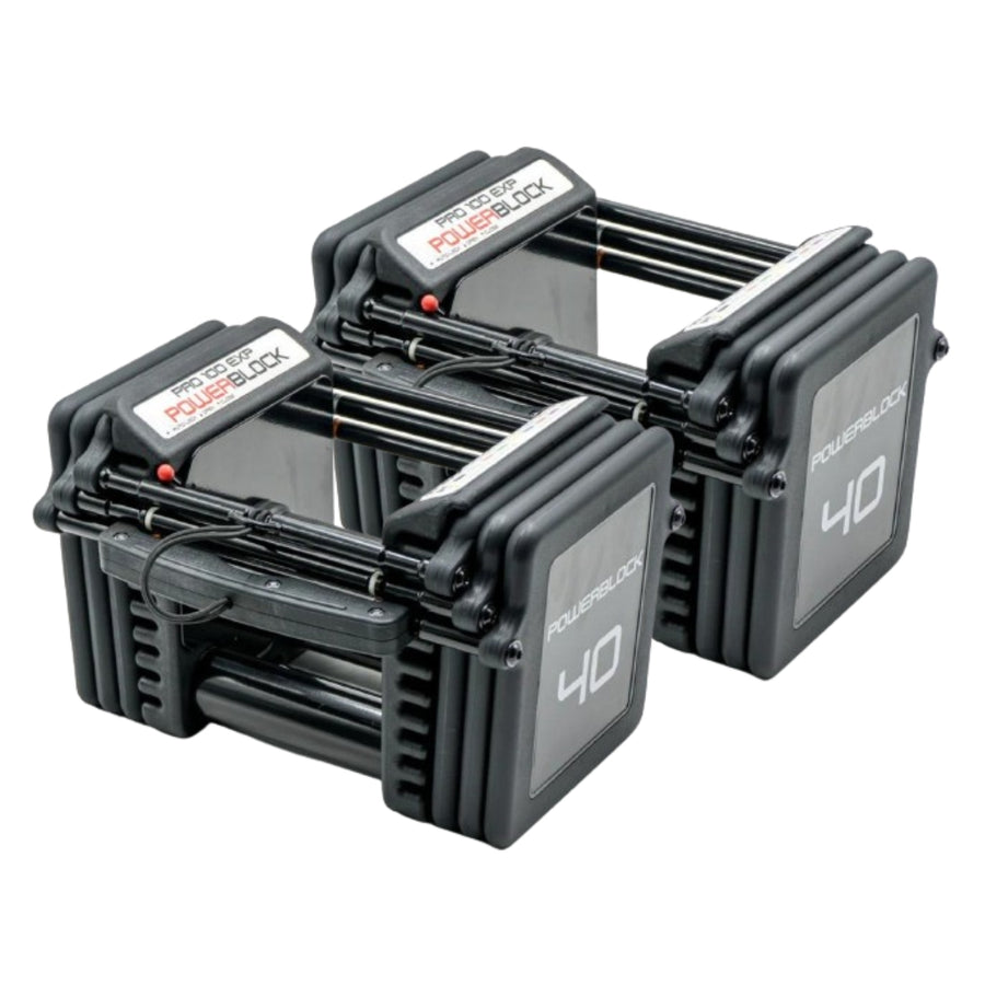 Haltères réglables 2 à 18 KG (lot de 2) - Powerblock Pro 100 EXP PBP100SET1 (phase 1)