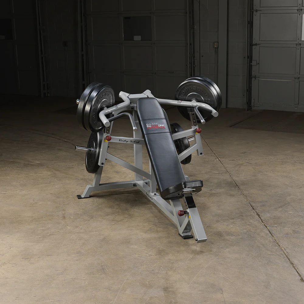 Développé couché incliné - Pro Clubline LVIP - Chargement de plaques