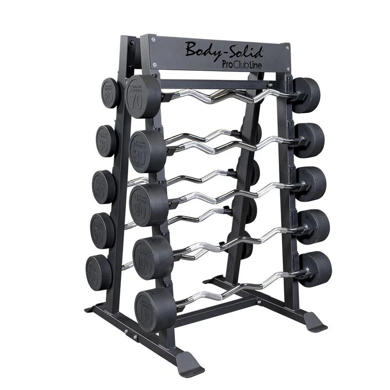 Pro Clubline SBBR100 Barbell Rack - Opslagsysteem voor halterstangen