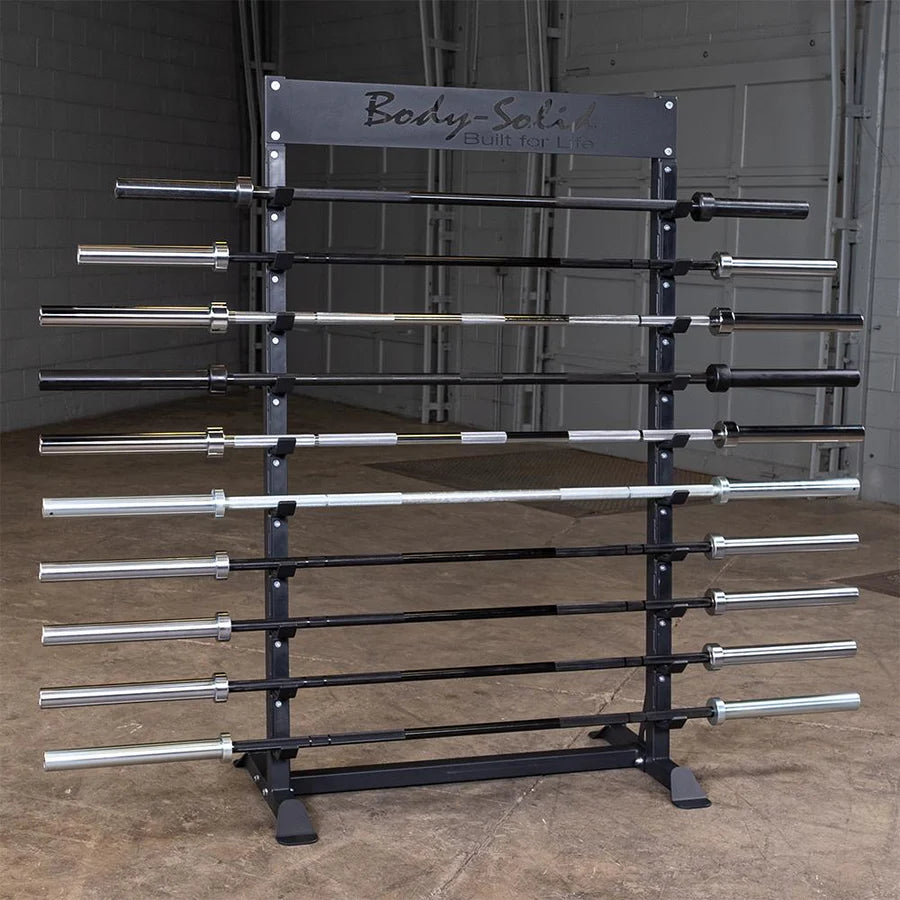 Pro Clubline SBS100 Horizontaal Barbell Rack - Opslagsysteem voor 10 halterstangen