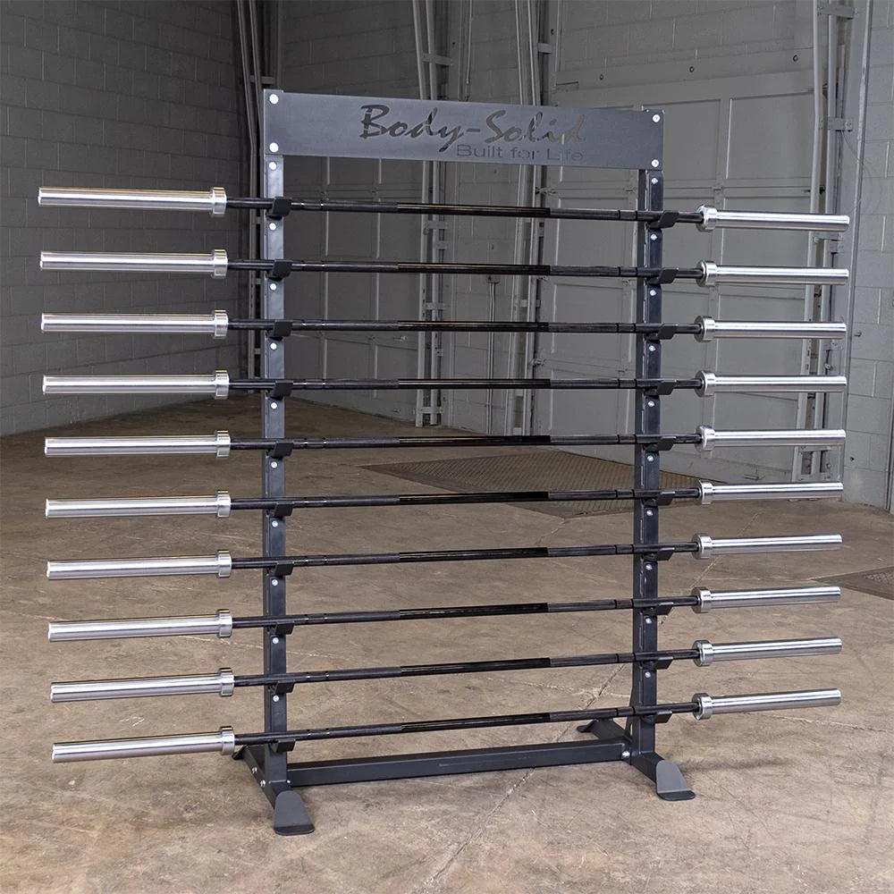 Pro Clubline SBS100 Horizontaal Barbell Rack - Opslagsysteem voor 10 halterstangen