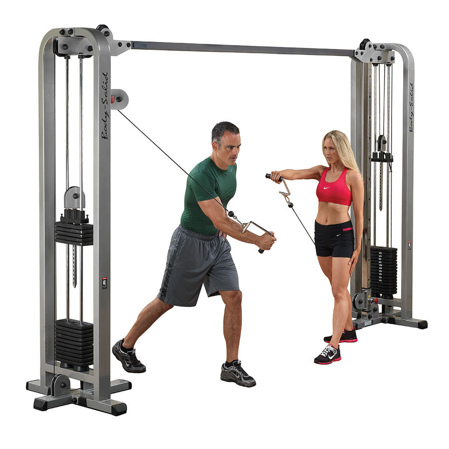Body-Solid Pro Clubline SCC1200 Cable Crossover - Steekgewichten