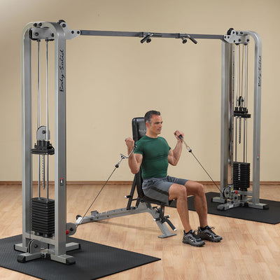 Body-Solid Pro Clubline SCC1200 Cable Crossover - Steekgewichten