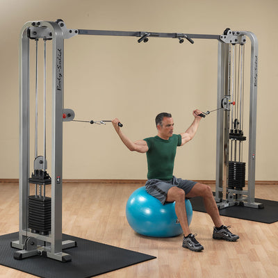 Body-Solid Pro Clubline SCC1200 Cable Crossover - Steekgewichten