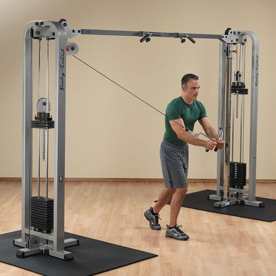 Body-Solid Pro Clubline SCC1200 Cable Crossover - Steekgewichten