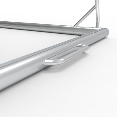 Professioneel aluminium demontabel senior voetbaldoel - Alusport TPW720D - 732 x 244 x 200 cm - incl. net