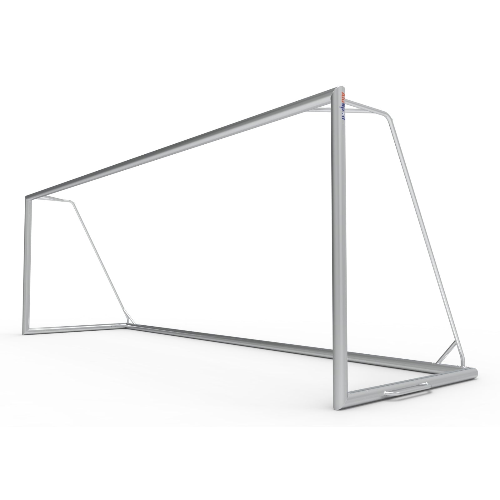 Professioneel aluminium demontabel senior voetbaldoel - Alusport TPW720D - 732 x 244 x 200 cm - incl. net