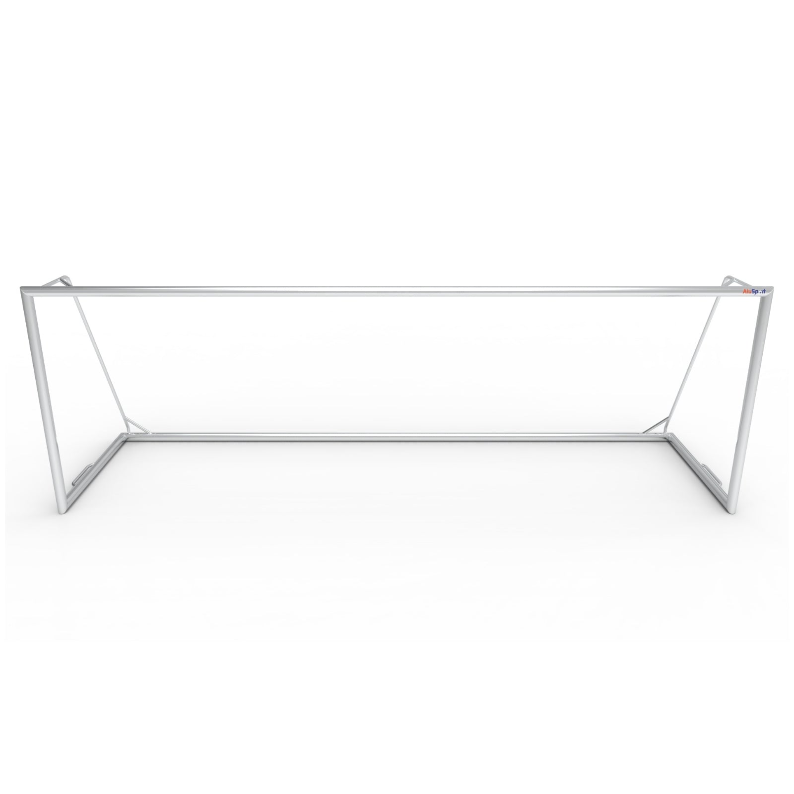 Professioneel aluminium demontabel senior voetbaldoel - Alusport TPW720D - 732 x 244 x 200 cm - incl. net