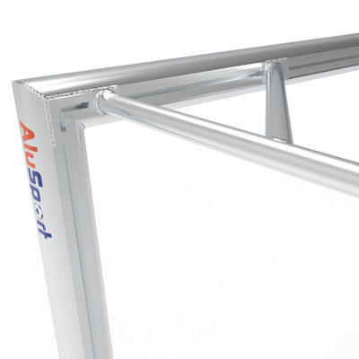 Professioneel aluminium senior voetbaldoel - Alusport TPW520 - 500 x 200 x 200 cm - incl. net