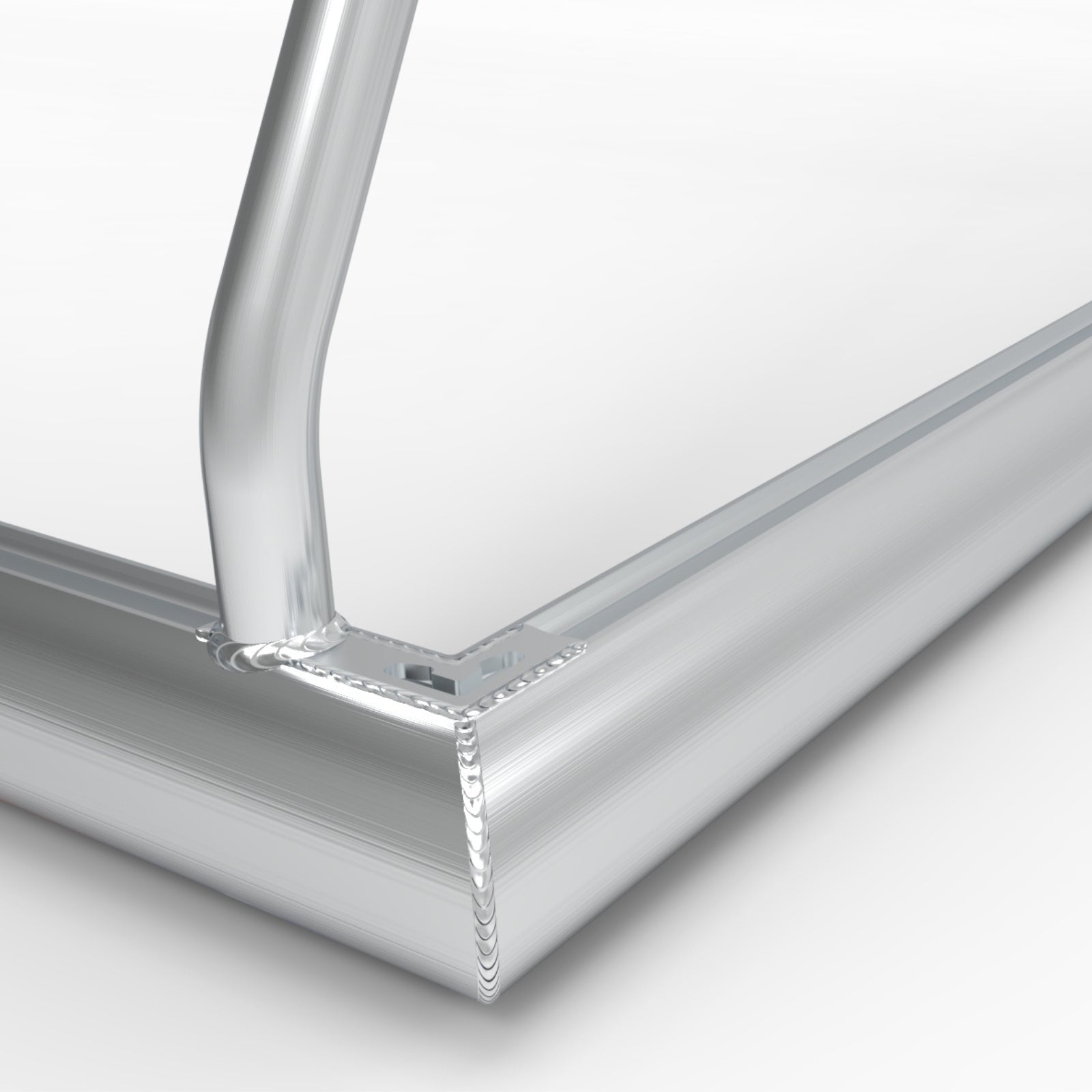 Professioneel aluminium senior voetbaldoel - Alusport TPW711 - 732 x 244 cm - incl. net