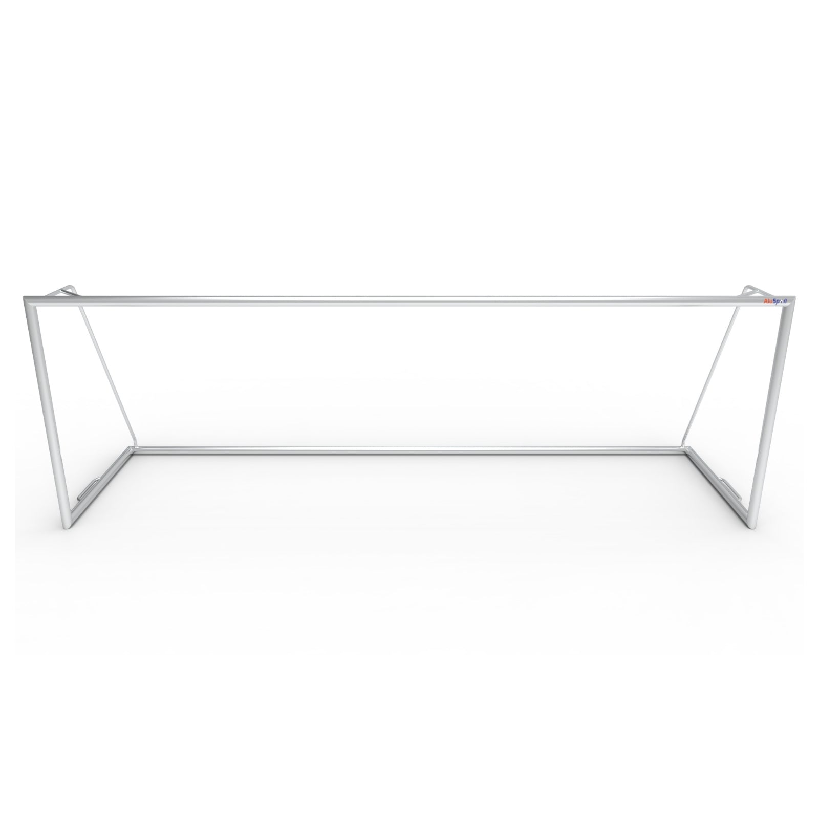 Professioneel aluminium senior voetbaldoel - Alusport TPW711 - 732 x 244 cm - incl. net