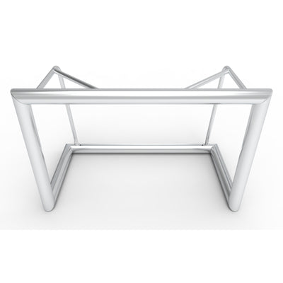 Professioneel aluminium voetbal trainingsdoel - Alusport TR1282 - 120 x 80 x 65 cm - incl. net