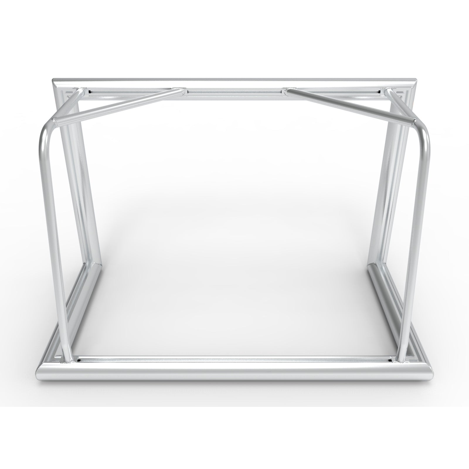 Professioneel aluminium voetbal trainingsdoel - Alusport TR1282 - 120 x 80 x 65 cm - incl. net