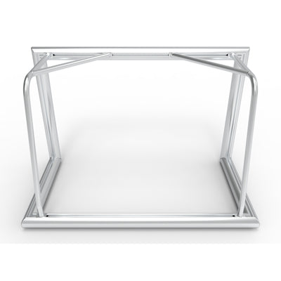 Professioneel aluminium voetbal trainingsdoel - Alusport TR1282 - 120 x 80 x 65 cm - incl. net