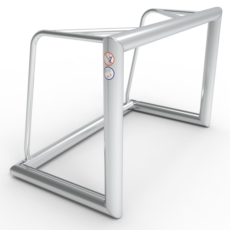 Professioneel aluminium voetbal trainingsdoel - Alusport TR1282 - 120 x 80 x 65 cm - incl. net