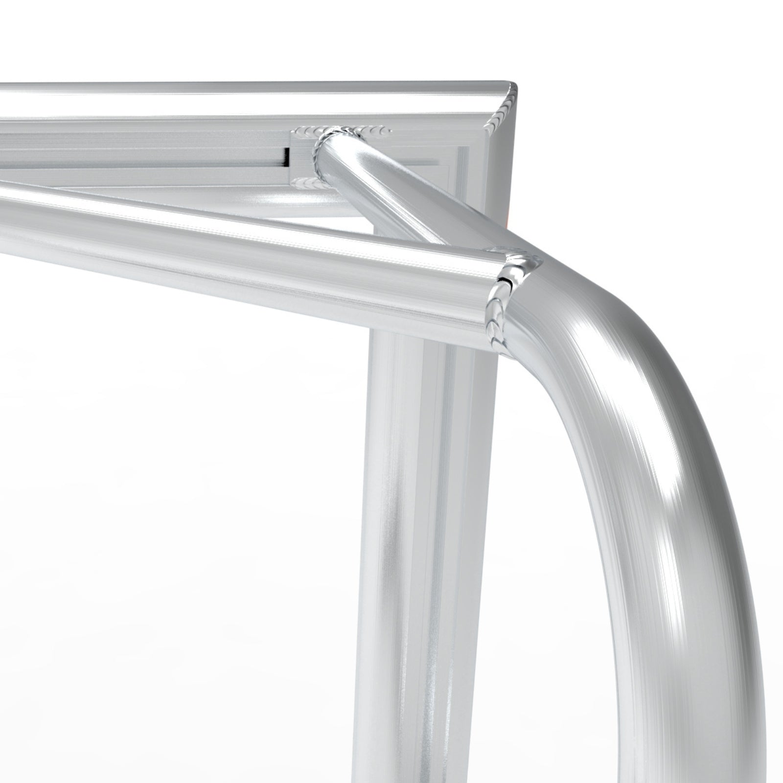 Professioneel aluminium voetbal trainingsdoel - Alusport TR1282 - 120 x 80 x 65 cm - incl. net