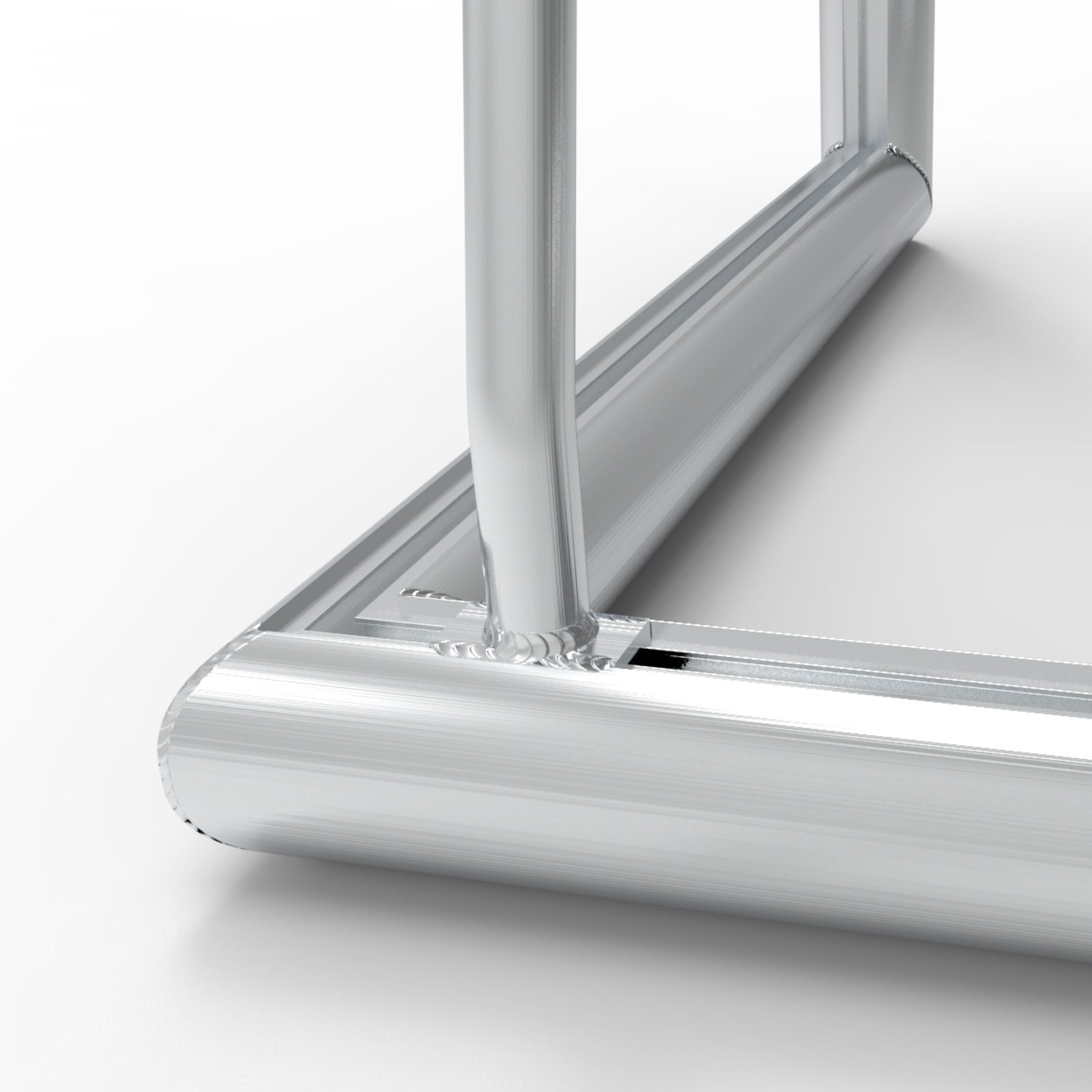 Professioneel aluminium voetbal trainingsdoel - Alusport TR1682 - 160 x 100 x 80 cm - incl. net