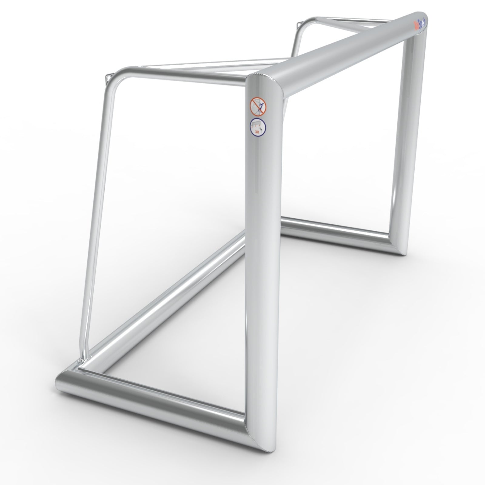 Professioneel aluminium voetbal trainingsdoel - Alusport TR1810 - 180 x 120 x 80 cm - incl. net