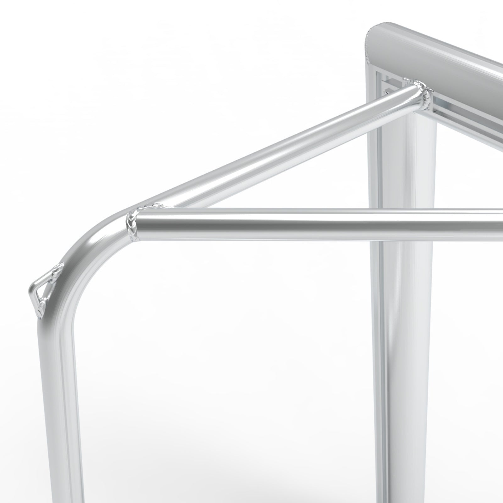 Professioneel aluminium voetbal trainingsdoel - Alusport TR1810 - 180 x 120 x 80 cm - incl. net