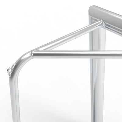 Professioneel aluminium voetbal trainingsdoel - Alusport TR1810 - 180 x 120 x 80 cm - incl. net