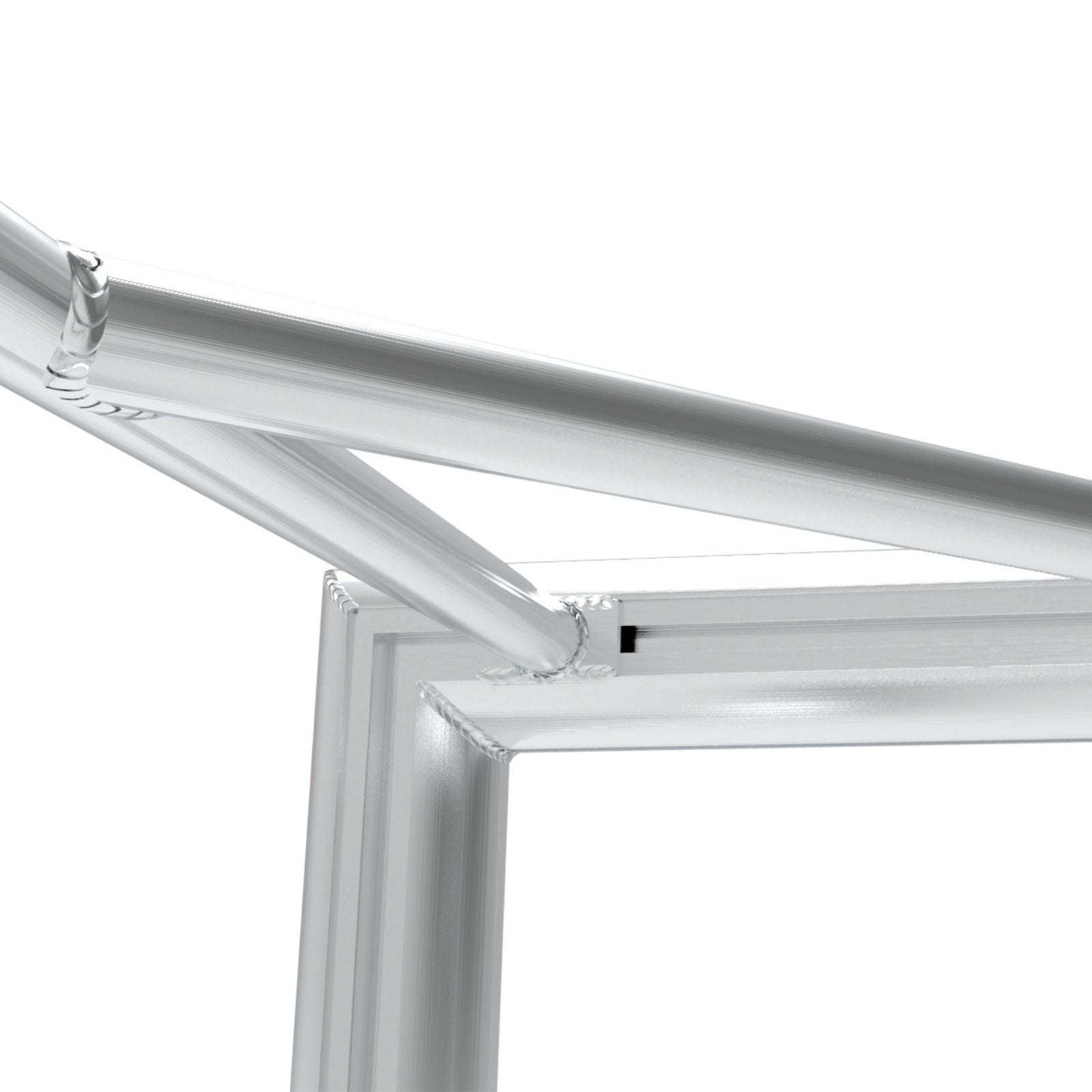 Professioneel aluminium voetbal trainingsdoel - Alusport TR2082 - 200 x 120 x 100 cm - incl. net