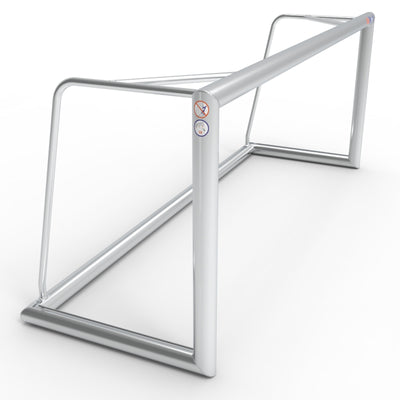 Professioneel aluminium voetbal trainingsdoel - Alusport TR2582 - 250 x 100 x 80 cm - incl. net