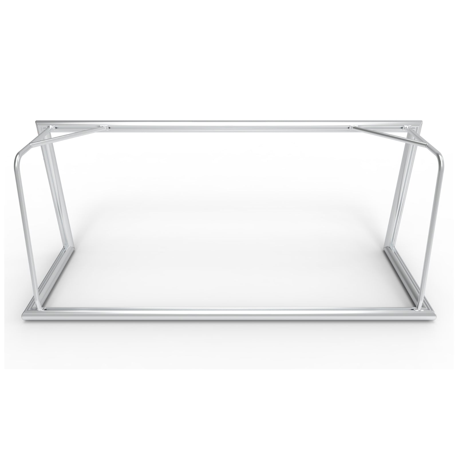 Professioneel aluminium voetbal trainingsdoel - Alusport TR2582 - 250 x 100 x 80 cm - incl. net