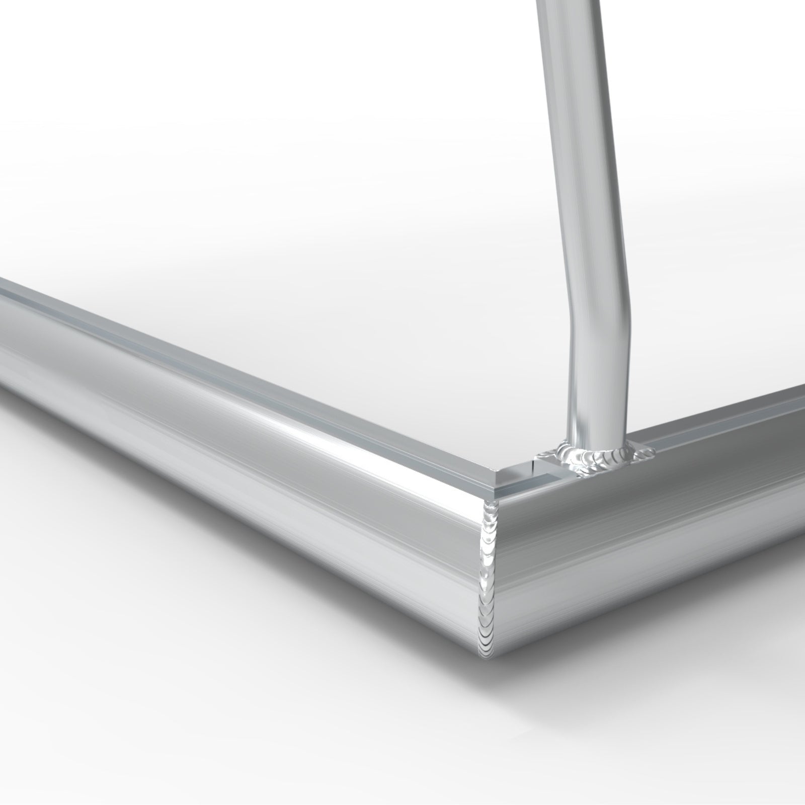 Professioneel aluminium voetbal trainingsdoel - Alusport TR2582 - 250 x 100 x 80 cm - incl. net