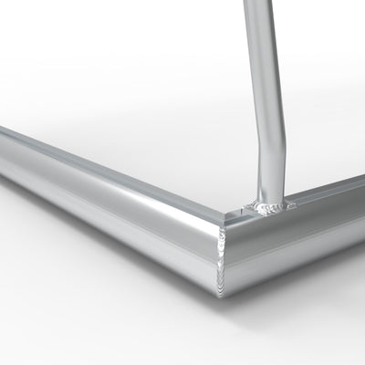 Professioneel aluminium voetbal trainingsdoel - Alusport TR2582 - 250 x 100 x 80 cm - incl. net