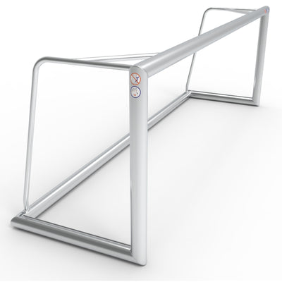 Professioneel aluminium voetbal trainingsdoel - Alusport TR3082 - 300 x 100 x 80 cm - incl. net