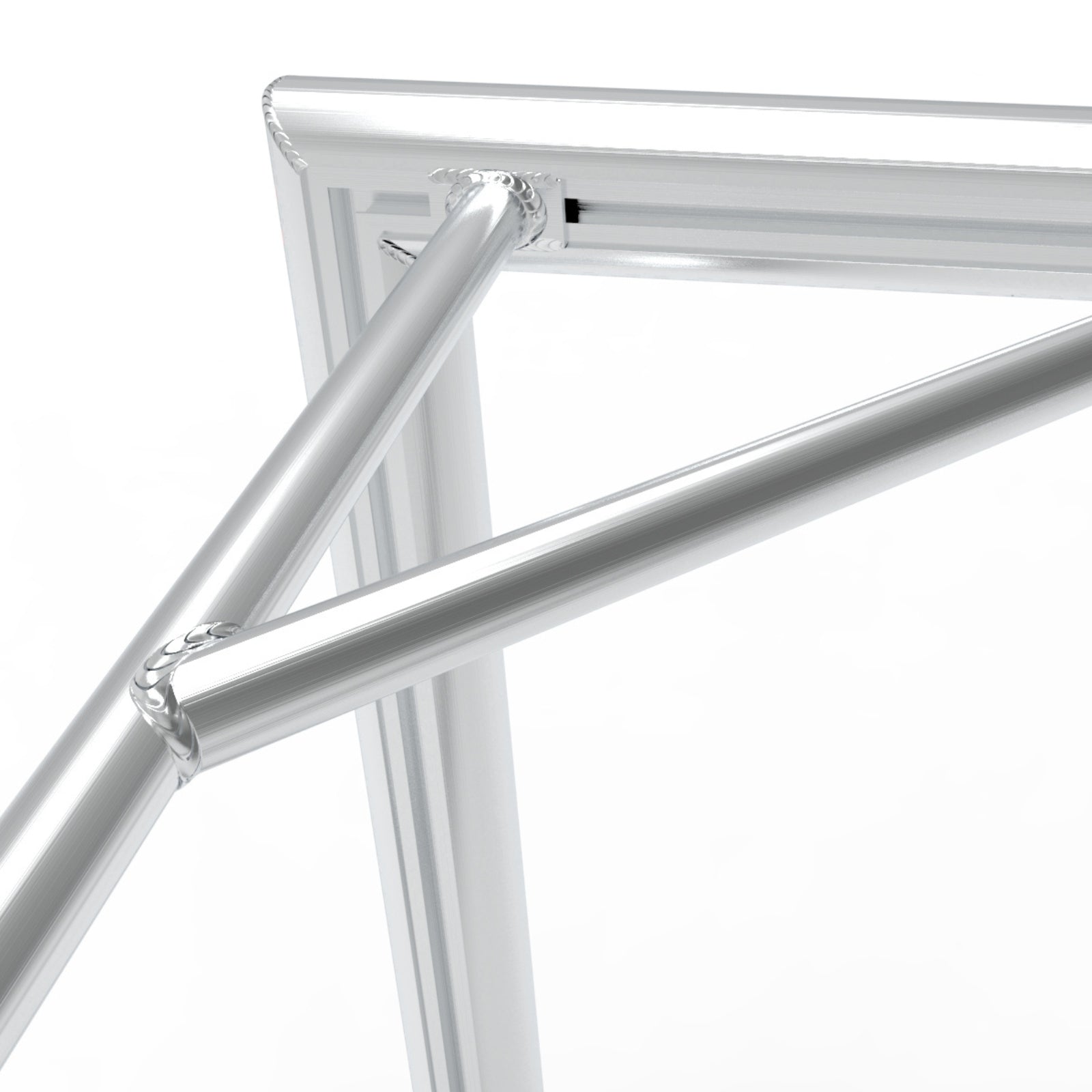 Professioneel aluminium voetbal trainingsdoel - Alusport TR3082 - 300 x 100 x 80 cm - incl. net