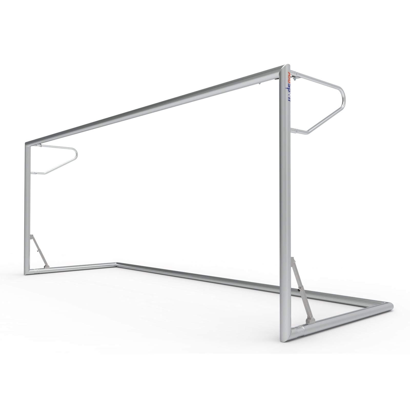 Opklapbaar professioneel aluminium voetbaldoel - Alusport TPI580V - 500 x 200 x 160 cm - incl. net