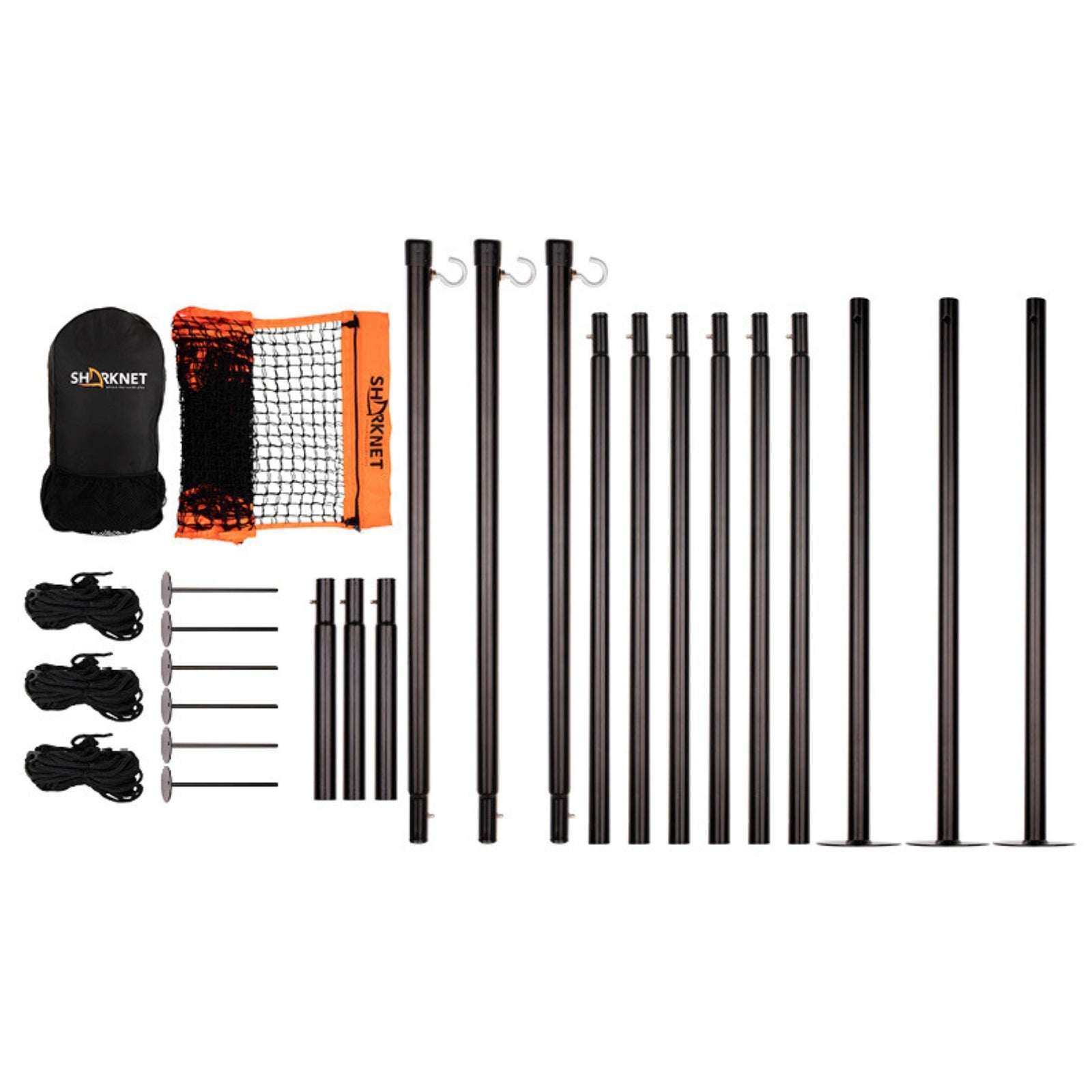 Filet triangulaire pour volley-ball/badminton - multifonctionnel - Sharknet