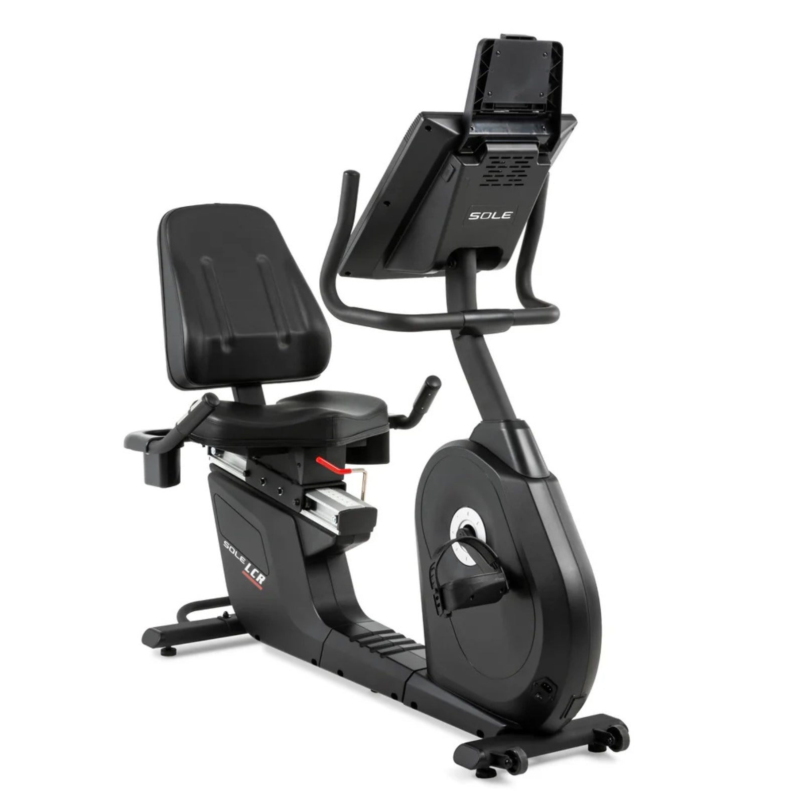 Vélo d'exercice allongé Sole Fitness LCR avec console de divertissement - dernier modèle