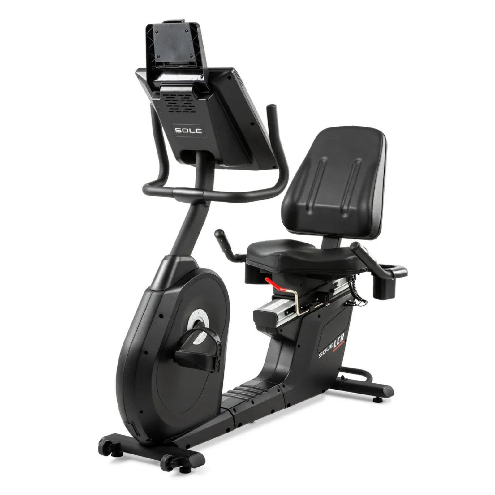 Vélo d'exercice allongé Sole Fitness LCR avec console de divertissement - dernier modèle