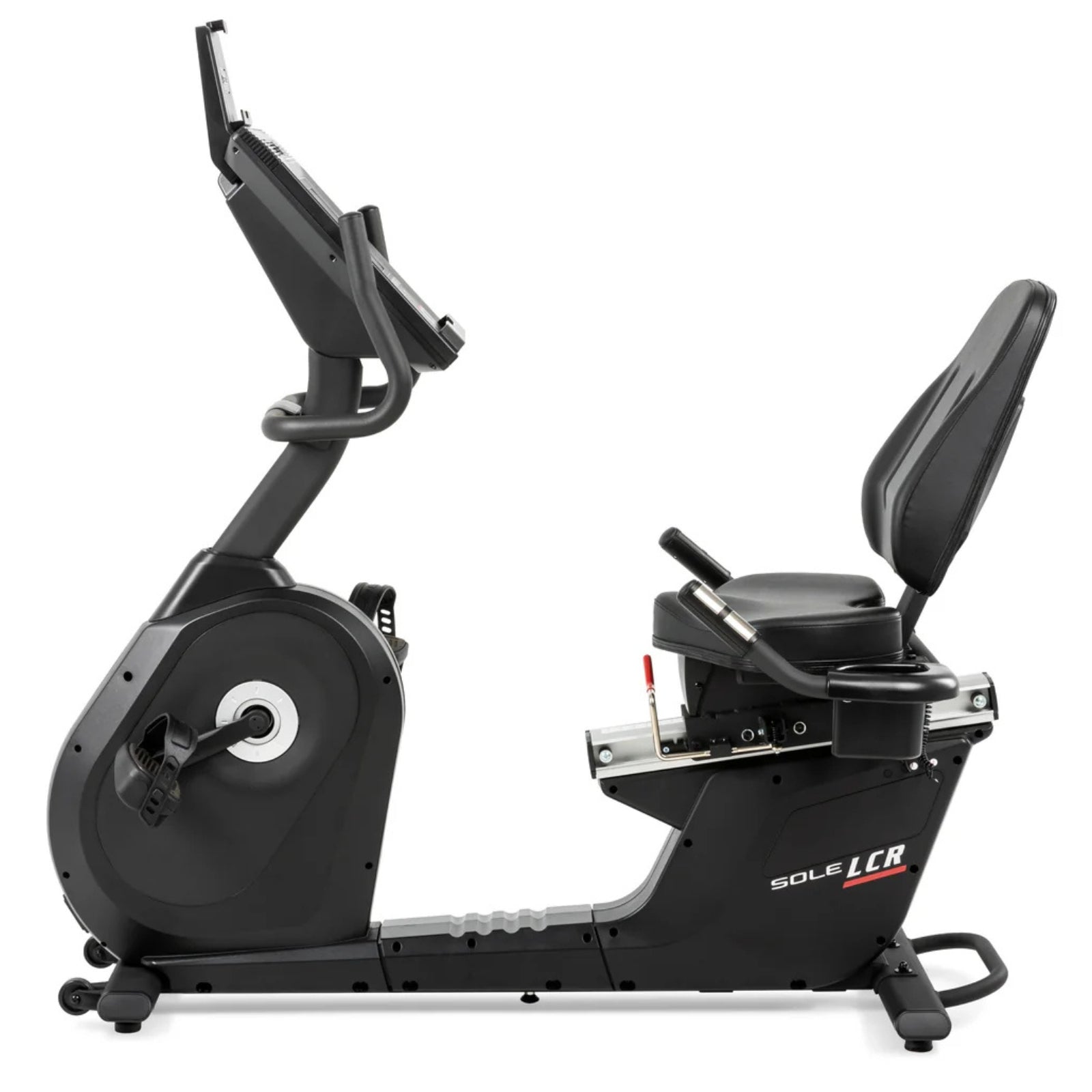 Vélo d'exercice allongé Sole Fitness LCR avec console de divertissement - dernier modèle