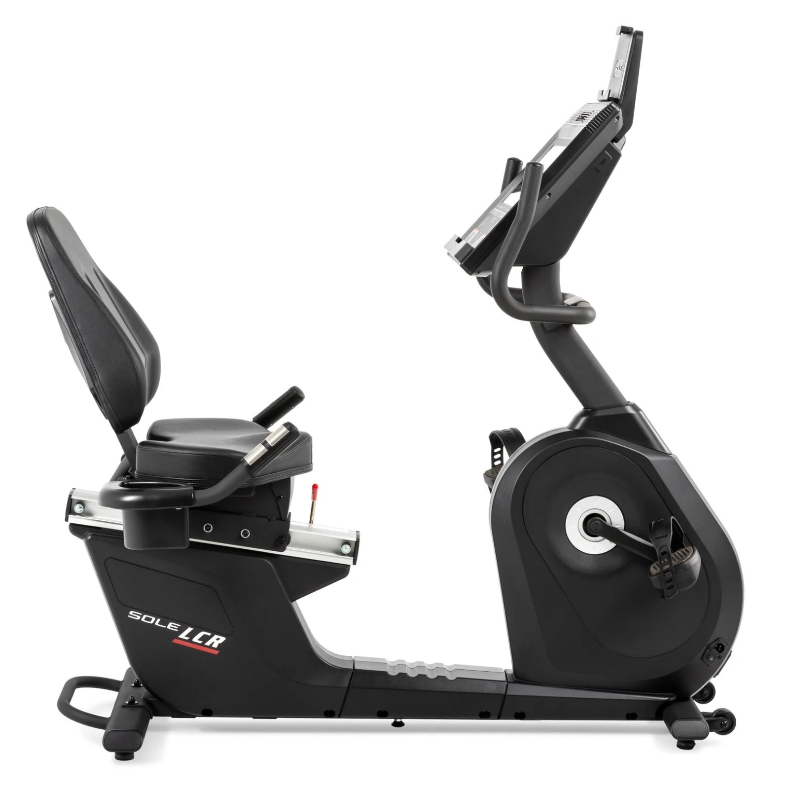 Vélo d'exercice allongé Sole Fitness LCR avec console de divertissement - dernier modèle